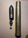 WWII German 3.7 cm Pak Armor-Piercing (AP) Projectile – Inert / Demilitarized Military Collectible