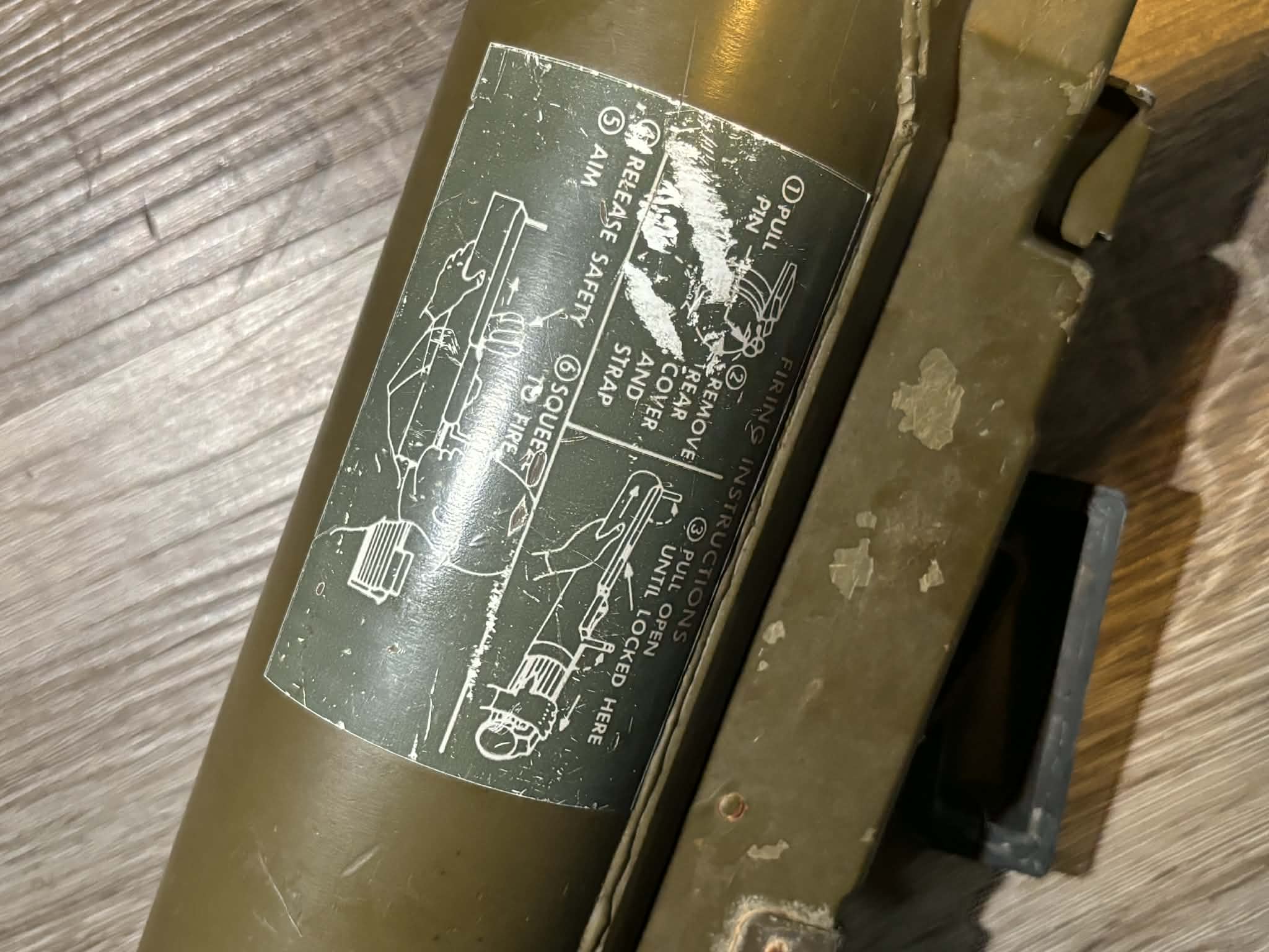INERT M72A2 LAW TRAINING / DISPLAY LAUNCHER – 66MM ANTI-TANK ROCKET LAUNCHER