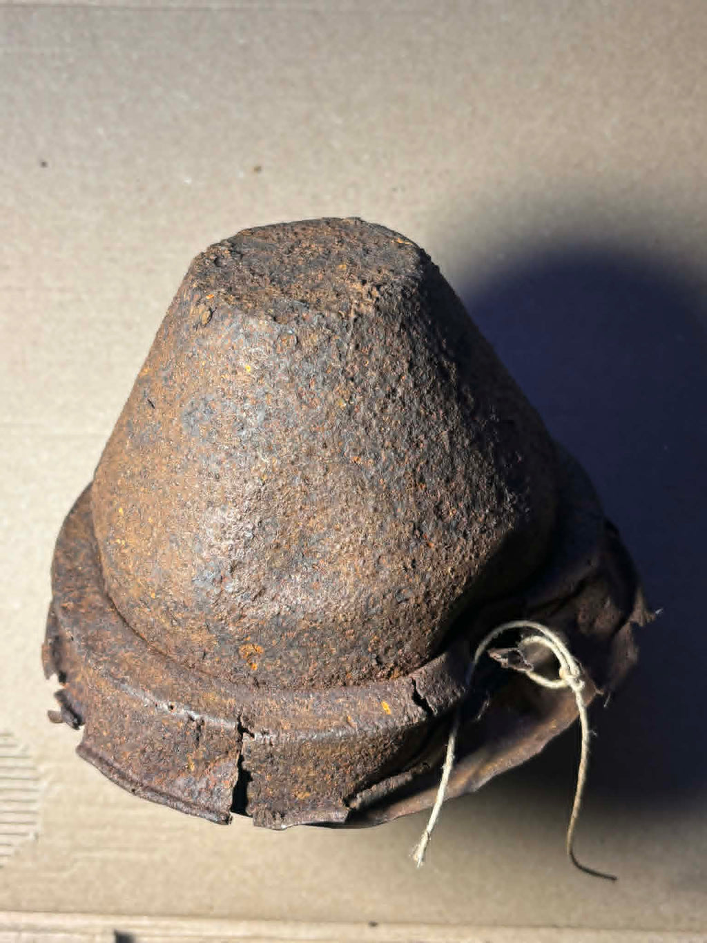 WWII German Panzerfaust Projectile Head (Relic) – Original Inert Battlefield Artifact