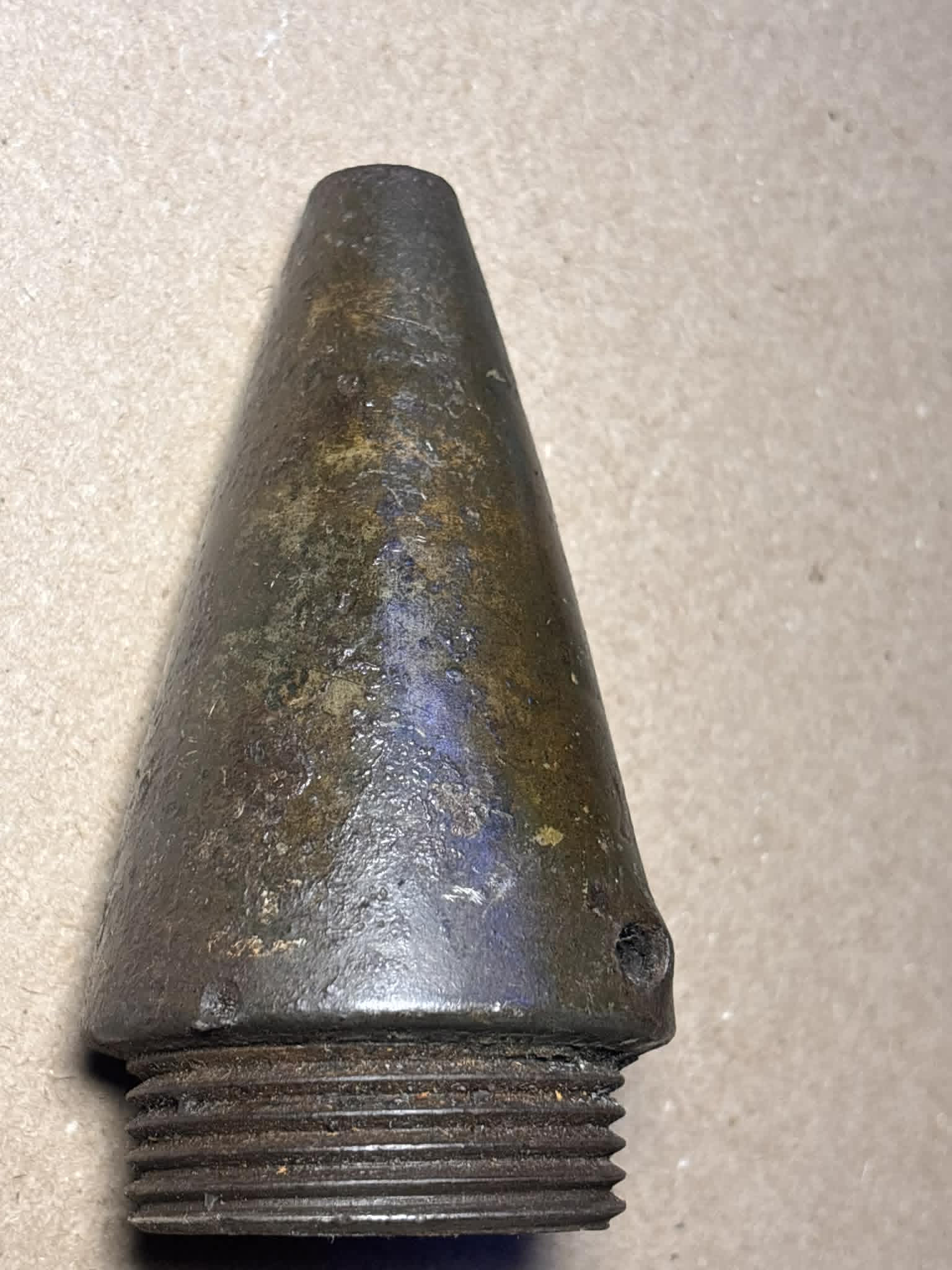WWII German 88mm Artillery Fuze (1942 Dated) – Original Inert Military Collectible