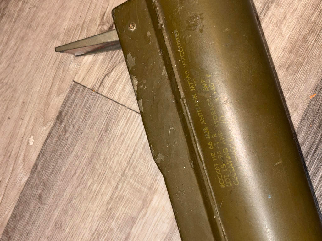 INERT M72A2 LAW TRAINING / DISPLAY LAUNCHER – 66MM ANTI-TANK ROCKET LAUNCHER