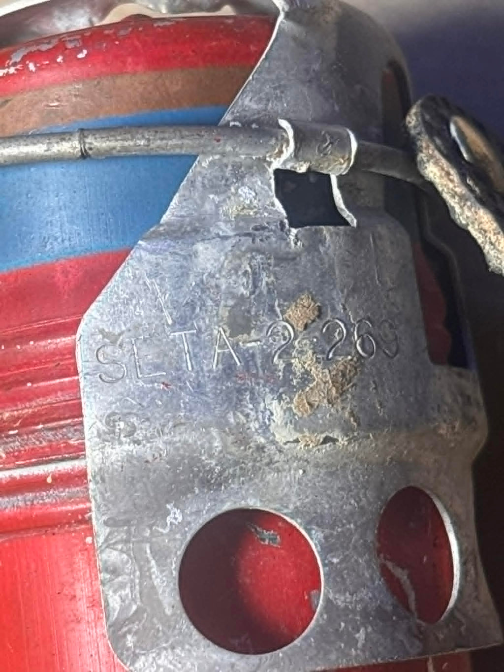Italian "Red Devil" Hand Grenade – Original Inert Military Collectible