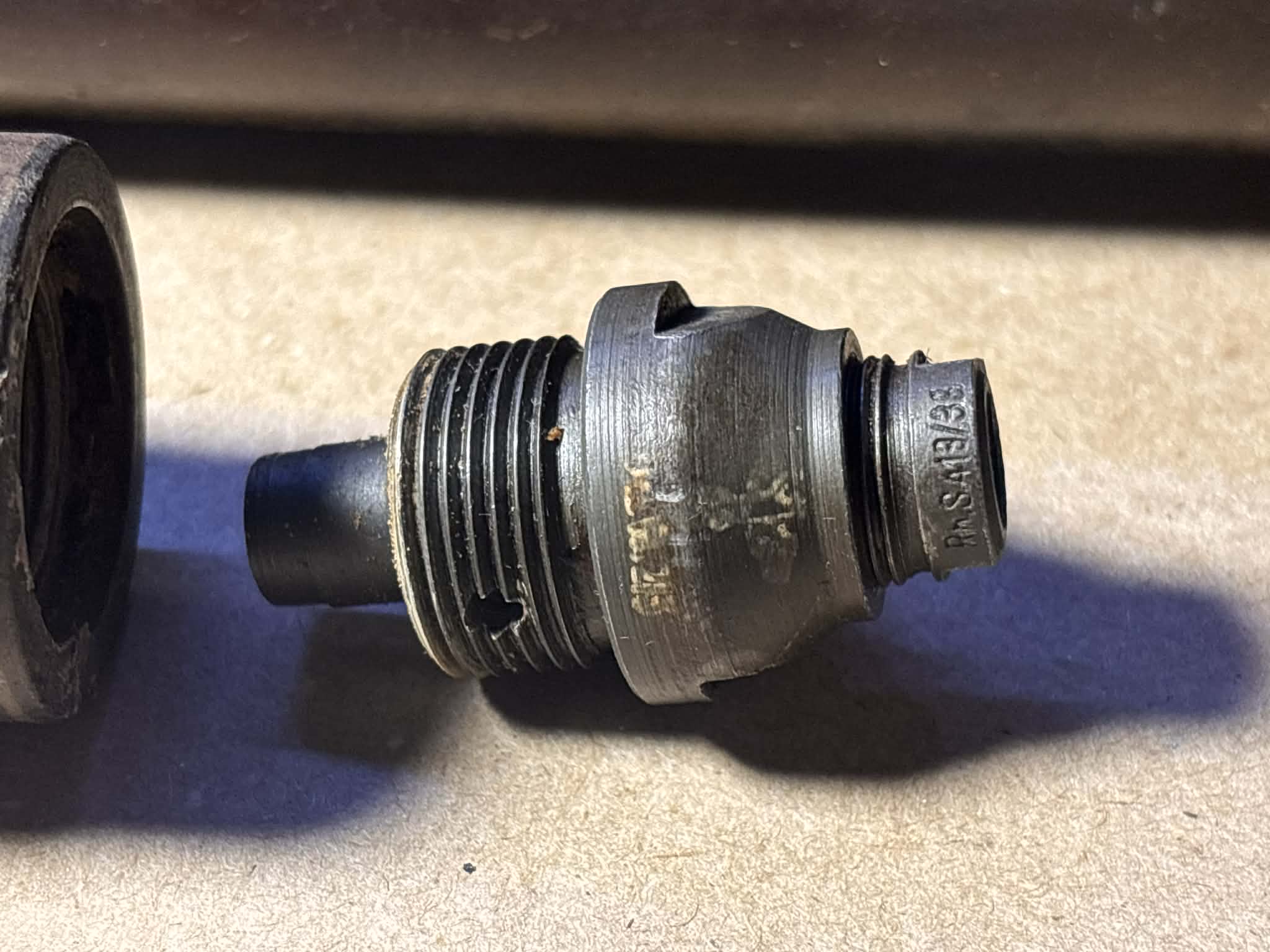WWII German 3.7 cm Pak Armor-Piercing (AP) Projectile – Inert / Demilitarized Military Collectible #1