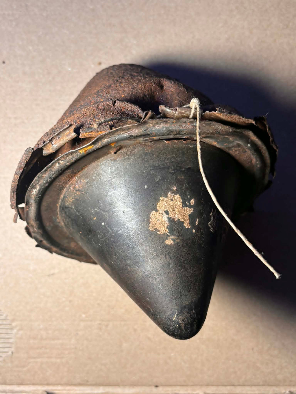 WWII German Panzerfaust Projectile Head (Relic) – Original Inert Battlefield Artifact
