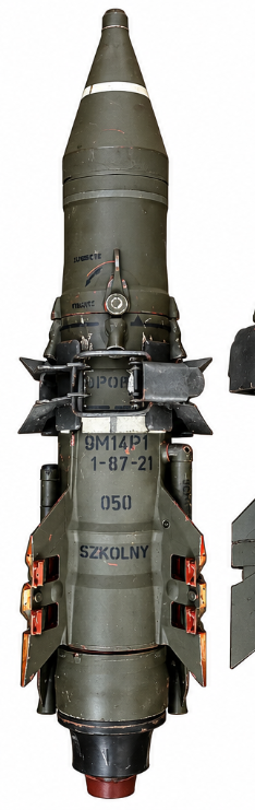 Original Polish 9M14P1 Malyutka AT-3 Sagger Training Missile with Wooden Transport Crate