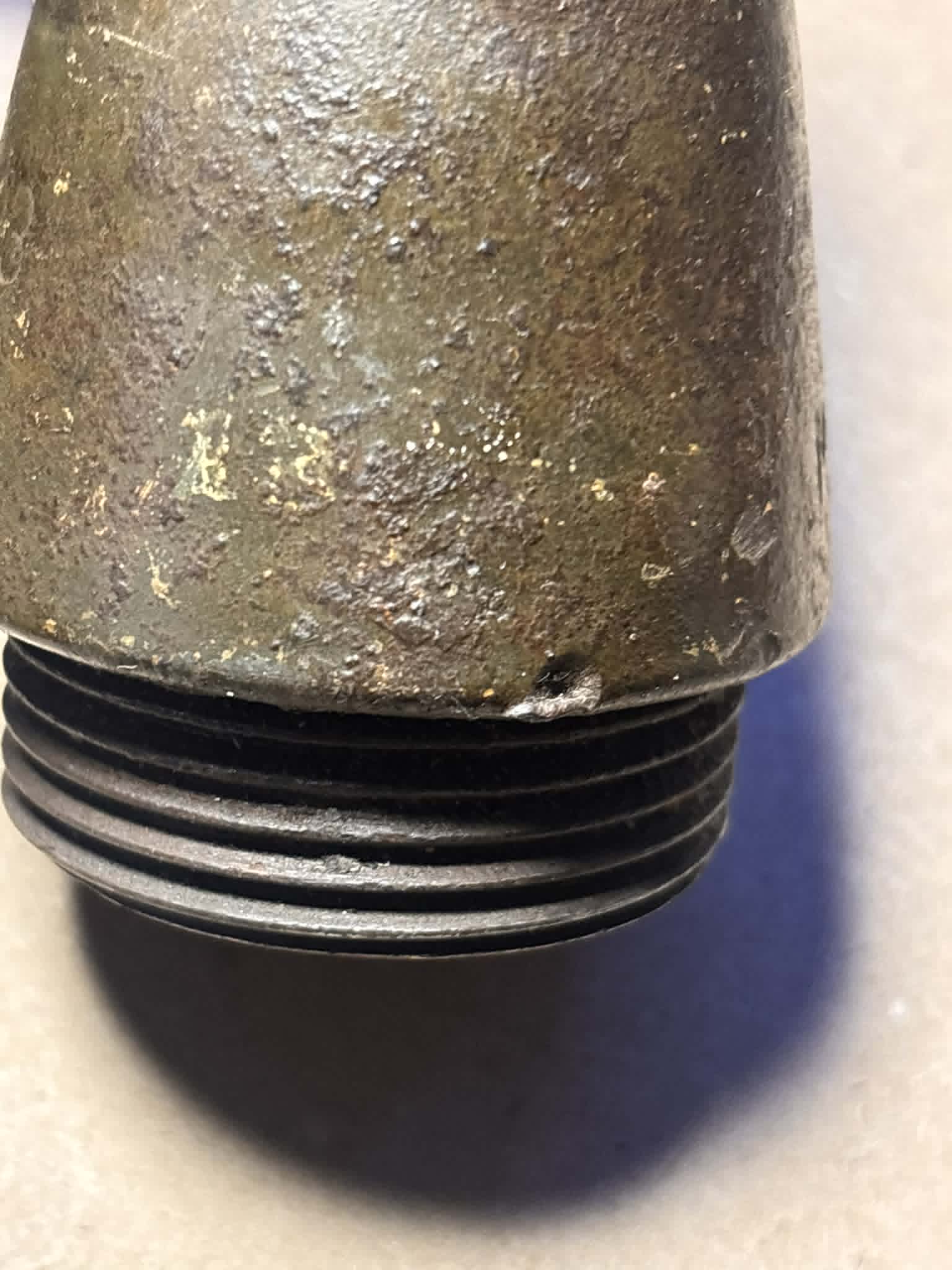 WWII German 88mm Artillery Fuze (1942 Dated) – Original Inert Military Collectible