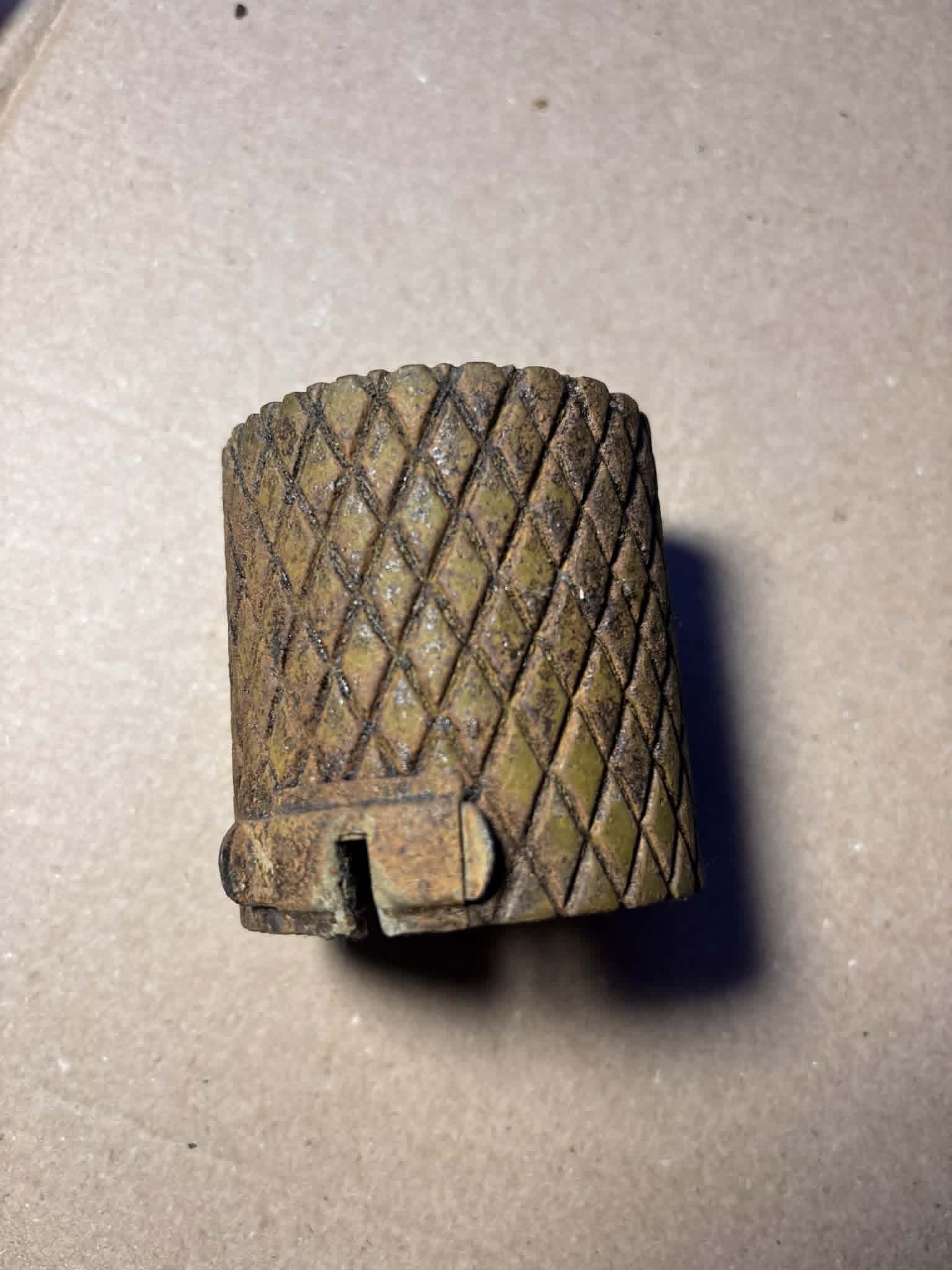 WWII Soviet RGD-33 Fragmentation Sleeve – Original Inert Military Collectible #1