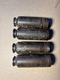WWII German 30mm MK 108 Aircraft Shells – Lot of 4 | Original Inert Luftwaffe Collectibles