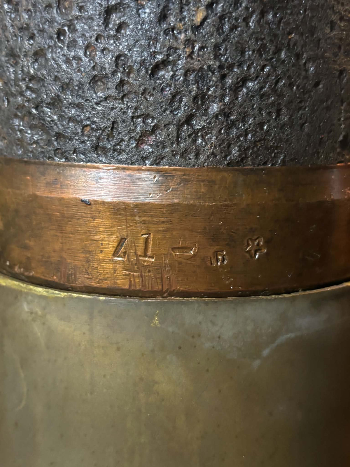 WWII Soviet 122mm IS-2 Tank Round — INERT